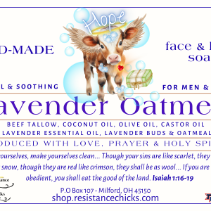 Face & Body Soap - Lavender Oatmeal | Tallow